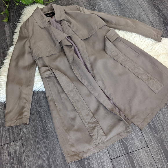 BANANA REPUBLIC - Soft Trench Coat - Picture 4 of 14